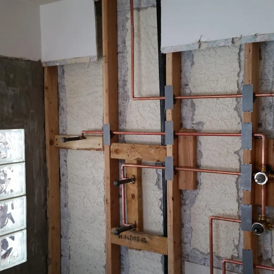 Copper pipe installation for Repiping in Homeland